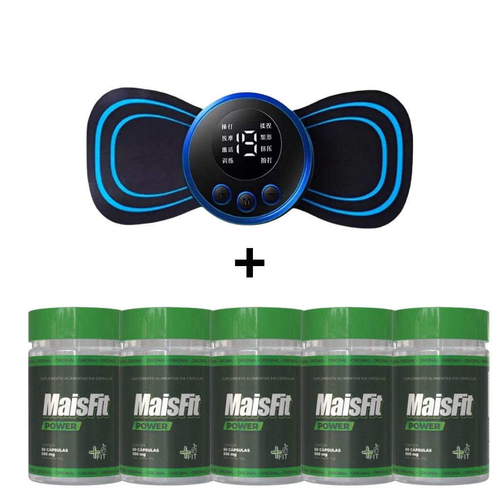 5 POTES MAIS FIT POWER + MASSAGEADOR