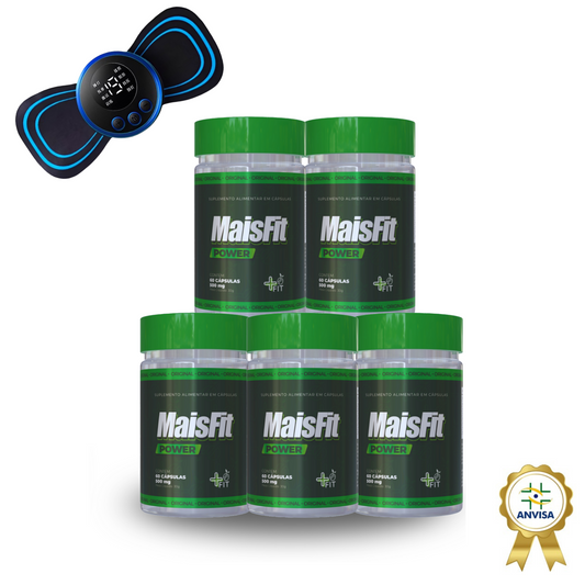 5 POTES MAIS FIT POWER + MASSAGEADOR